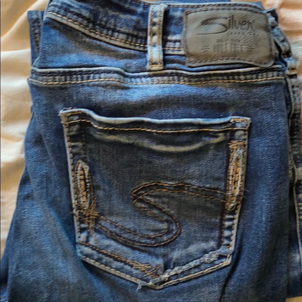 Avery Slim Boot Silver Jeans w32/L33